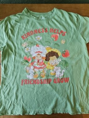Junior Girls Strawberry Shortcake and Friends T Shirt Size Medium